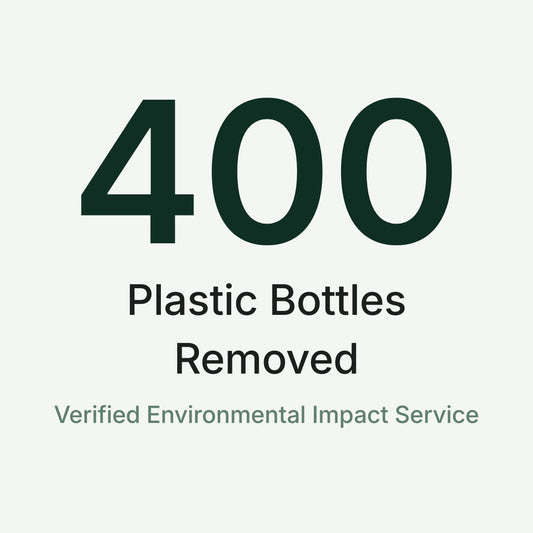 400 Plastic Bottles Removed