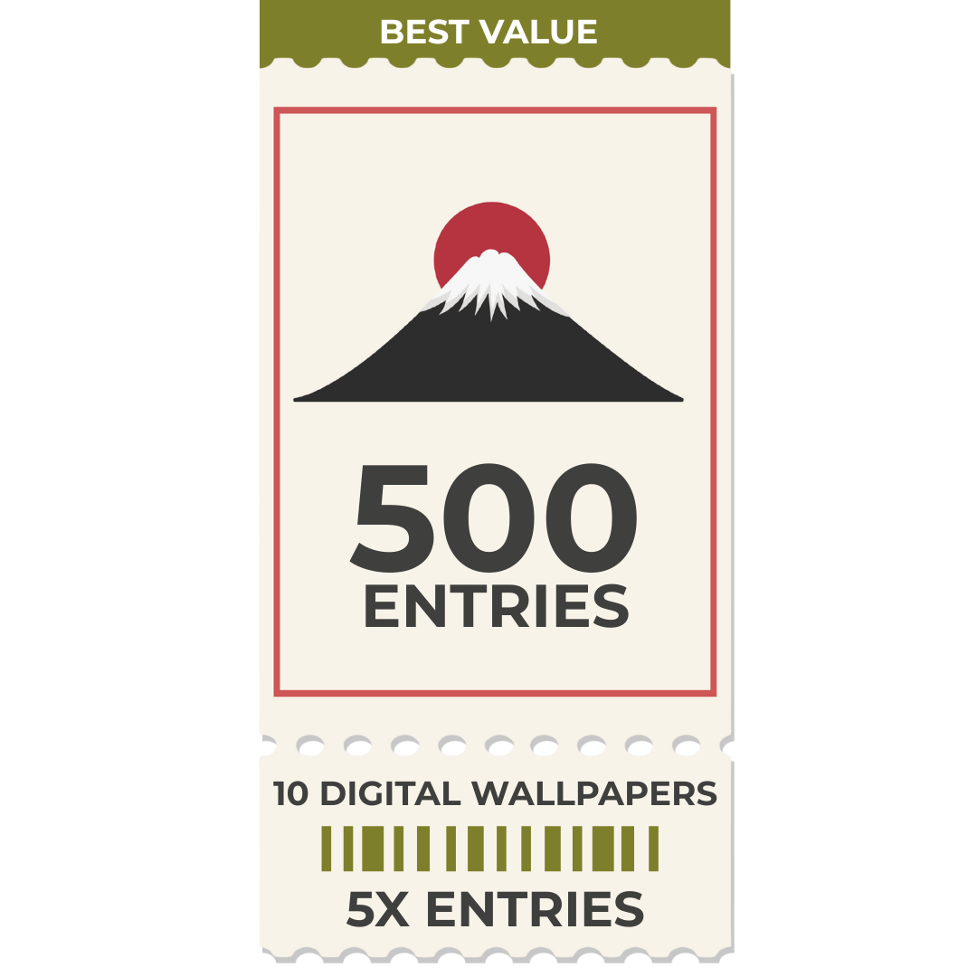 500 Entries + 10 Digital Wallpapers